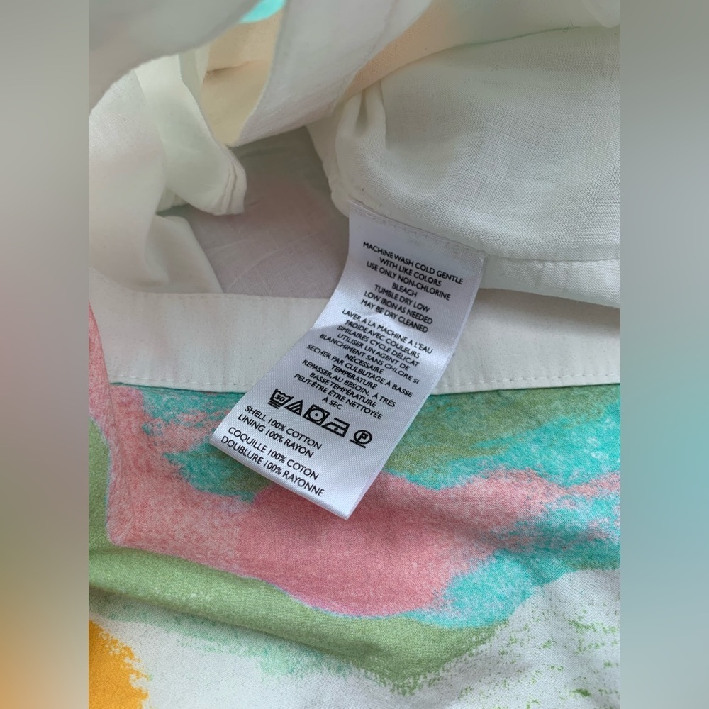 Anthropologie NWT Size L The Lillian Cap-Sleeve Button-Front Midi Dress by Maeve - Picture 10 of 13